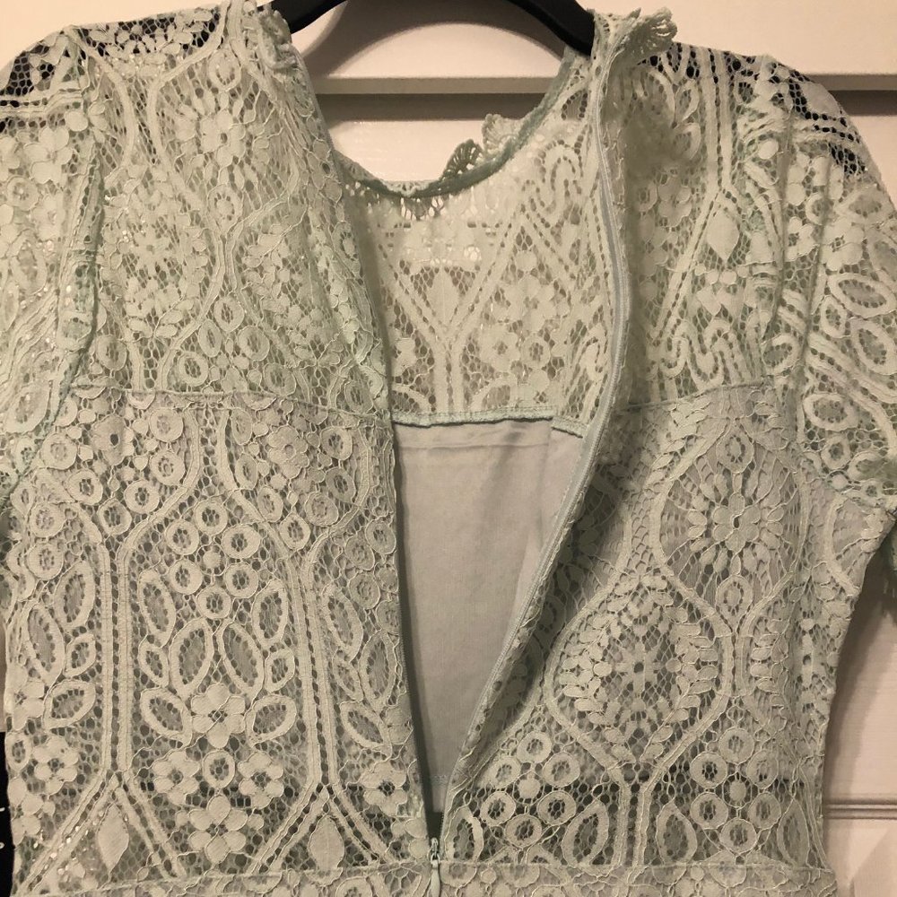 Lulus Light Blue Lace Dress - Picture 2 of 6